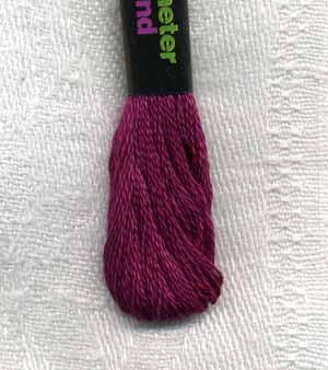 Thread cotton purple
